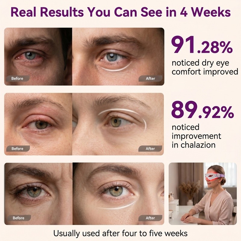 4 Wavelength LED Eye Phototherapy Mask | Under-Eye Skin Rejuvenation