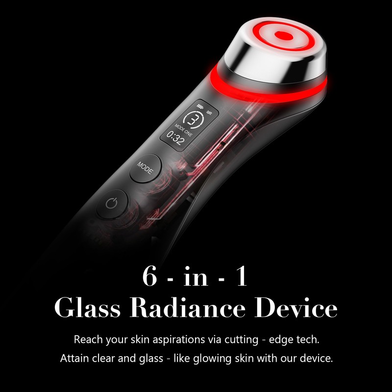 KR Tech Booster Pro 6-in-1 Facial Skin Boost Massager