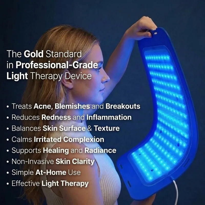 LightActim Flexible Silicone LED Light Therapy Dome | 4 Wavelength Red Light Therapy Panel - Image 1