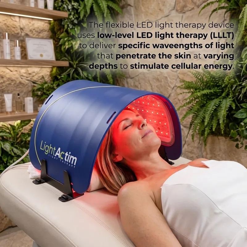 LightActim Flexible Silicone LED Light Therapy Dome | 4 Wavelength Red Light Therapy Panel - Image 3