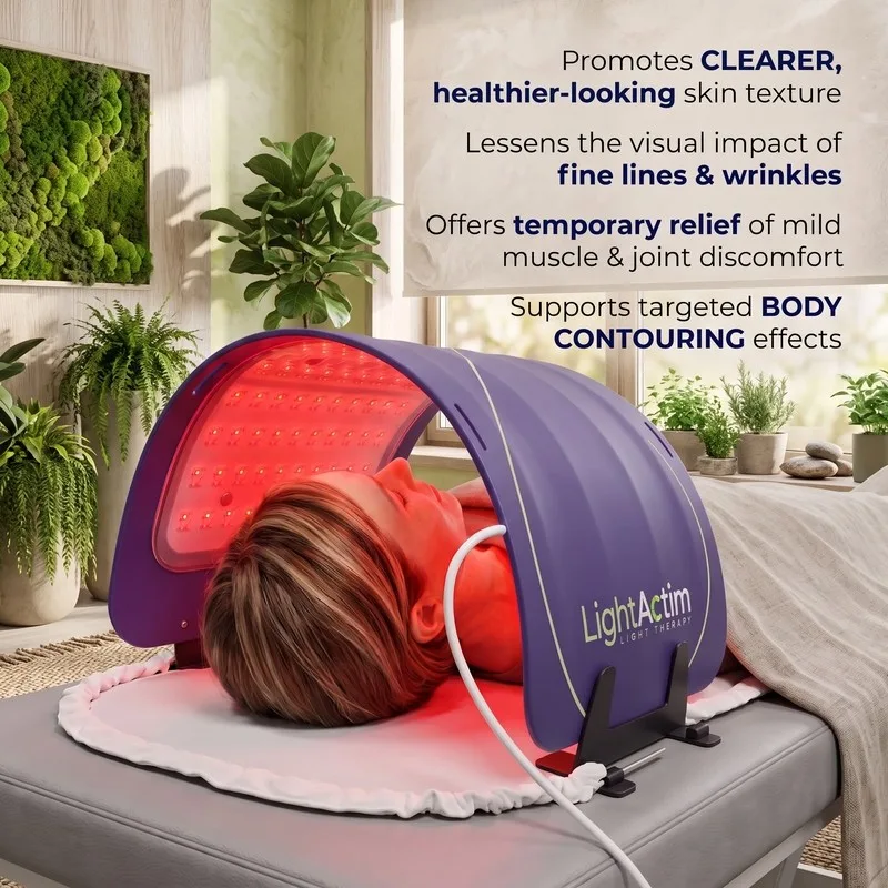 LightActim Flexible Silicone LED Light Therapy Dome | 4 Wavelength Red Light Therapy Panel - Image 4