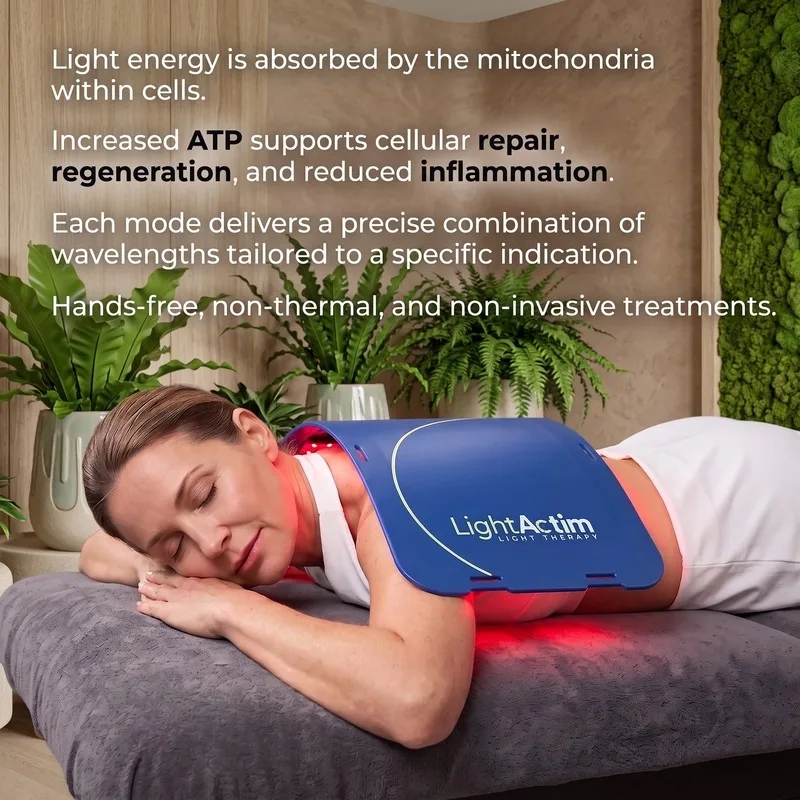 LightActim Flexible Silicone LED Light Therapy Dome | 4 Wavelength Red Light Therapy Panel - Image 5