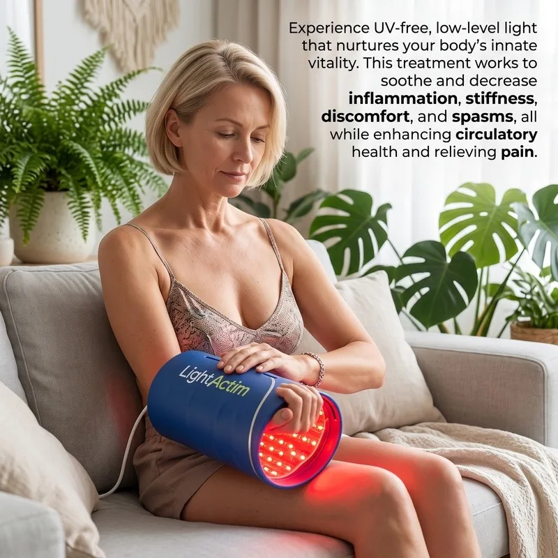 LightActim Flexible Silicone LED Light Therapy Dome | 4 Wavelength Red Light Therapy Panel - Image 6
