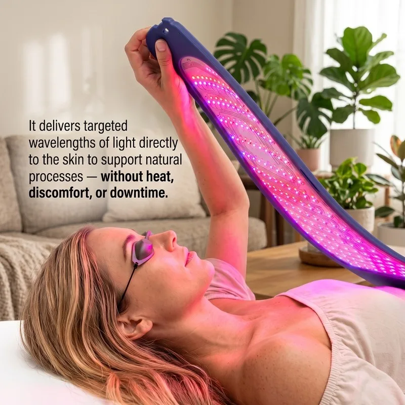 LightActim Flexible Silicone LED Light Therapy Dome | 4 Wavelength Red Light Therapy Panel - Image 8
