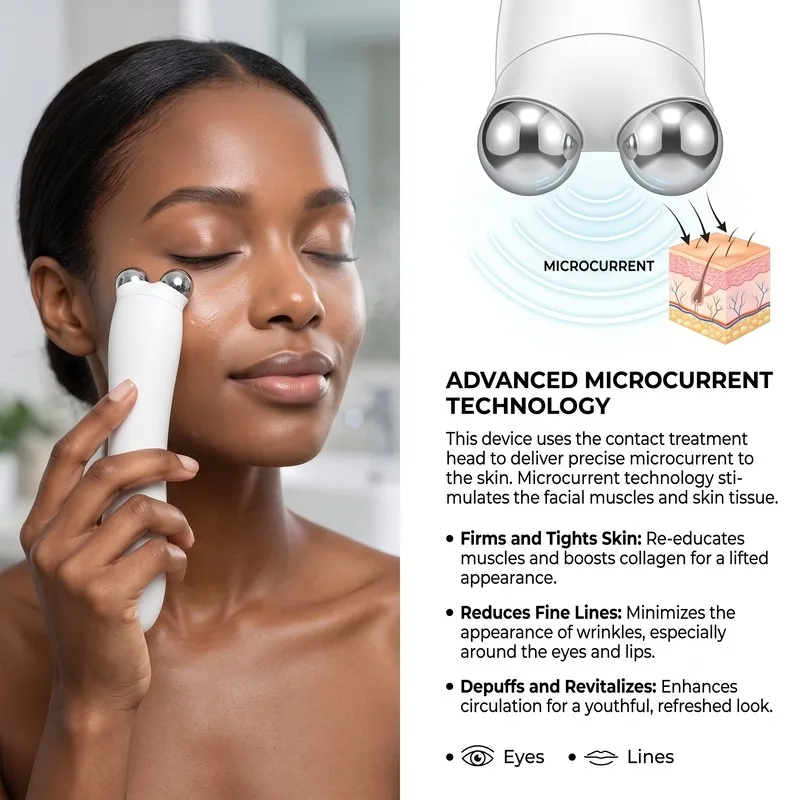 Microcurrent Fix Line Smoothing Wand For Eyes Lines Lips - Image 7