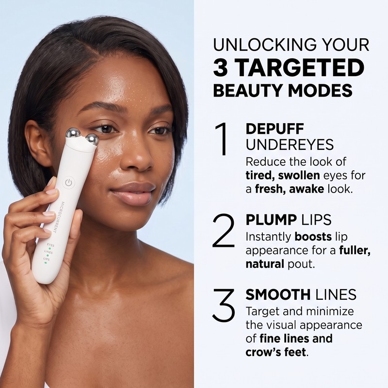 Microcurrent Fix Line Smoothing Wand For Eyes Lines Lips