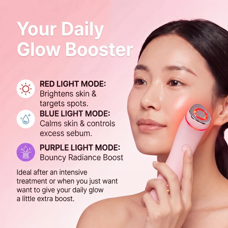 Mini Booster Pro 3 Color LED Microcurrent Skin Absorption Device