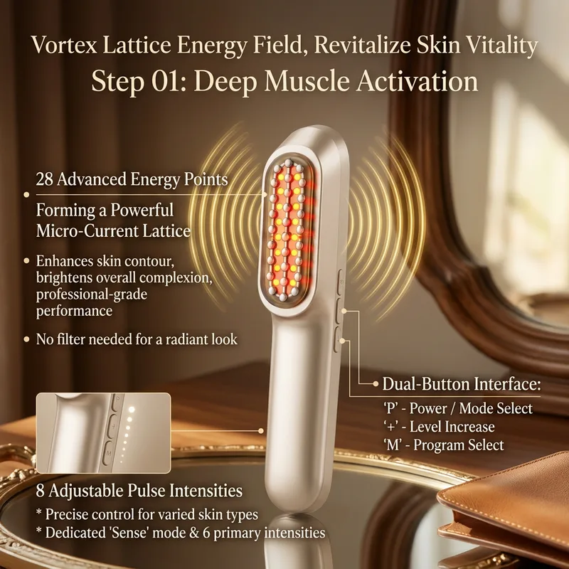 Multi‑Function Facial Body Scalp Beauty Device With Pulse & LED Photon Instrument - Image 6