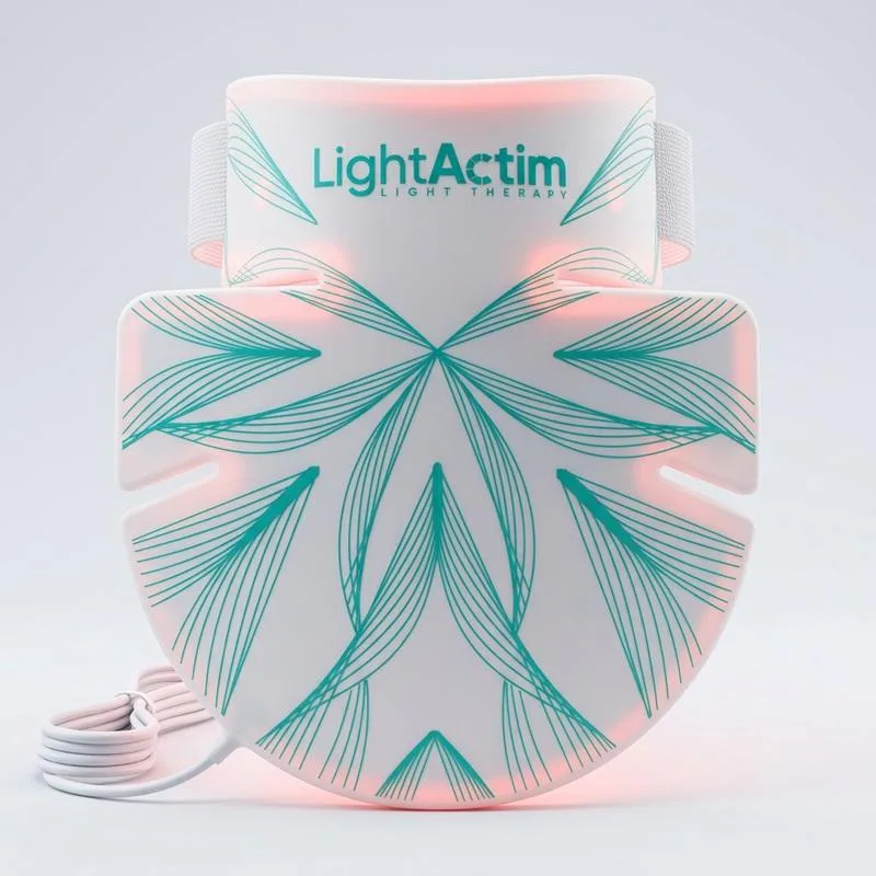 Silicone LED Neck & Décolleté Light Therapy Mask | 460nm 590nm 630nm 830nm Photon Light Device