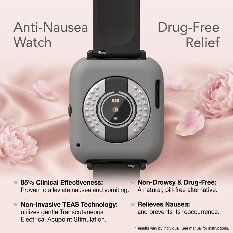 TEAS 2-in-1 Anti Nausea Smart Wrist Watch